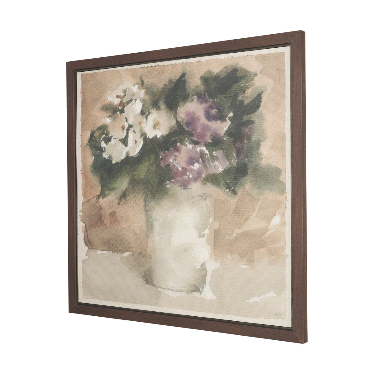 Violet by Mercana Studio Hand-Embellished Textured Framed Canvas Artwork by Mercana at Eve Furniture