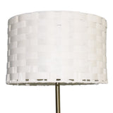 Viora Marble Base Floor Lamp - Dark Brown and White by Ashcroft Furniture at Eve Furniture