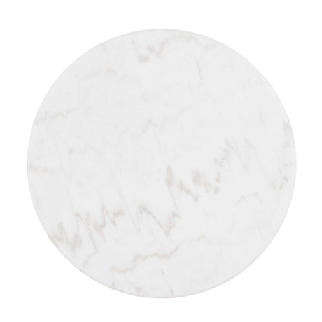 Virden Black/White/Gold Round End Table by Furniture of America at Eve Furniture