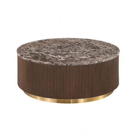 Virden Dark Brown Cocktail Table by Furniture of America at Eve Furniture