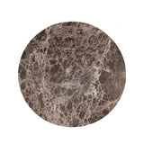 Virden Dark Brown Round End Table by Furniture of America at Eve Furniture
