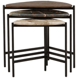 Viremont Nesting Table Set of 3, Multi by Dovetail at Eve Furniture