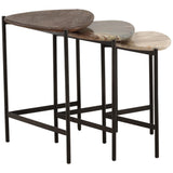 Viremont Nesting Table Set of 3, Multi by Dovetail at Eve Furniture