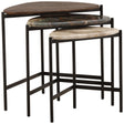 Viremont Nesting Table Set of 3, Multi by Dovetail at Eve Furniture