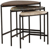 Viremont Nesting Table Set of 3, Multi by Dovetail at Eve Furniture