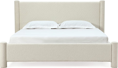 Virgil Burke Cottage Cheese King Upholstered Platform Bed by Modus Furniture at Eve Furniture