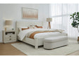 Virgil Burke Cottage Cheese Queen Upholstered Platform Bed by Modus Furniture at Eve Furniture
