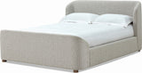 Virgil Kiki Cotton Ball California King Upholstered Platform Bed by Modus Furniture at Eve Furniture