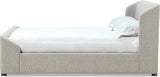 Virgil Kiki Cotton Ball California King Upholstered Platform Bed by Modus Furniture at Eve Furniture