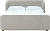 Virgil Kiki Cotton Ball California King Upholstered Platform Bed by Modus Furniture at Eve Furniture