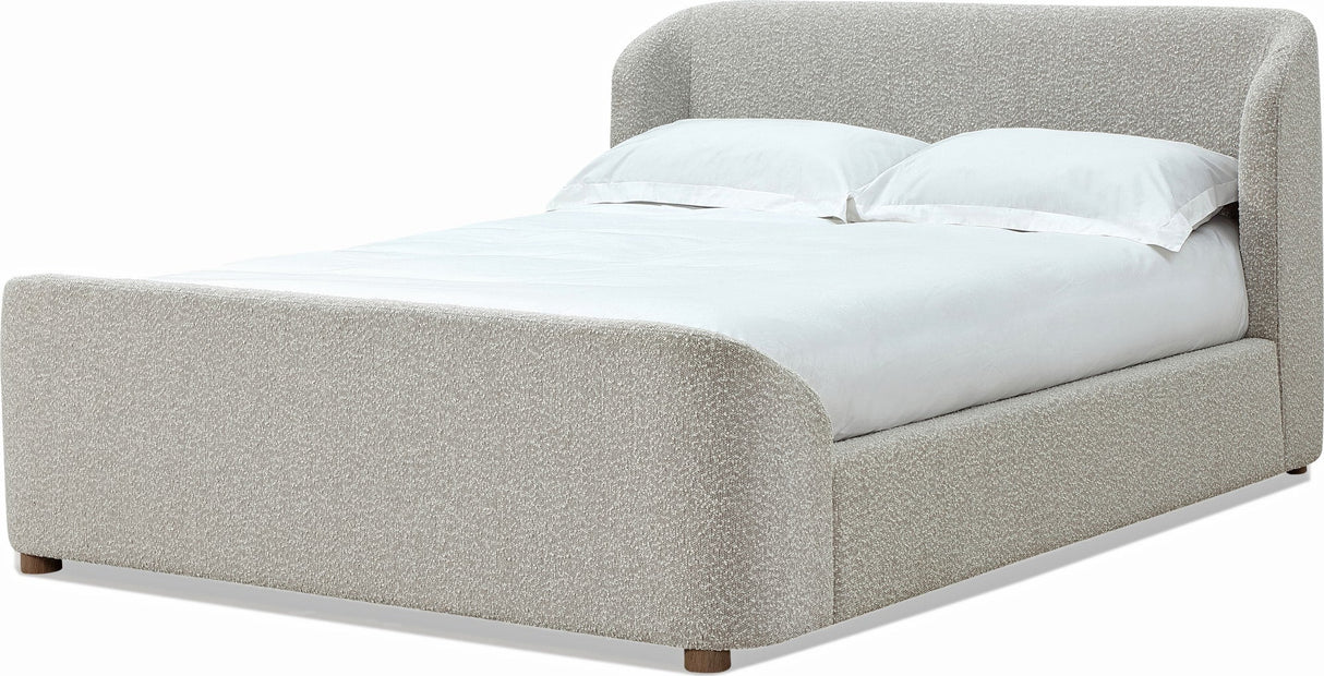Virgil Kiki Cotton Ball Full Upholstered Platform Bed by Modus Furniture at Eve Furniture