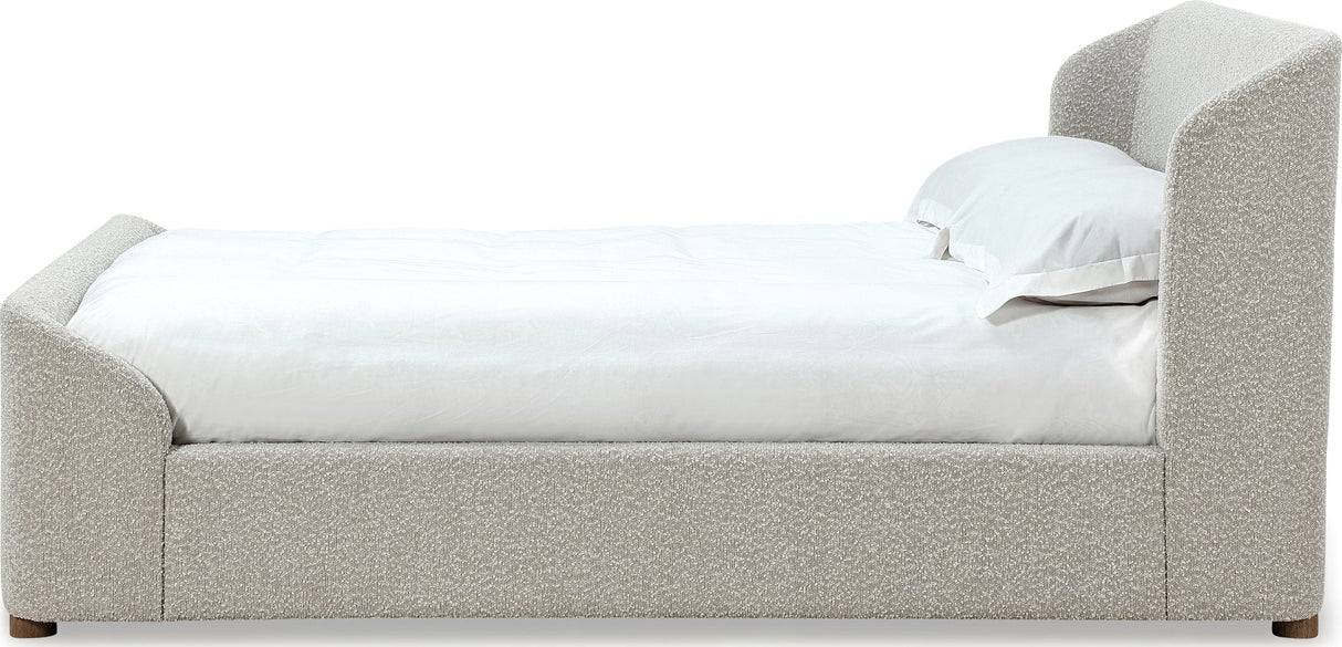 Virgil Kiki Cotton Ball King Upholstered Platform Bed by Modus Furniture at Eve Furniture