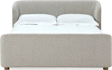 Virgil Kiki Cotton Ball Queen Upholstered Platform Bed by Modus Furniture at Eve Furniture