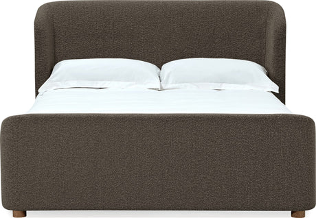 Virgil Kiki Pumpernickel Full Upholstered Platform Bed by Modus Furniture at Eve Furniture