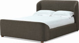 Virgil Kiki Pumpernickel King Upholstered Platform Bed by Modus Furniture at Eve Furniture