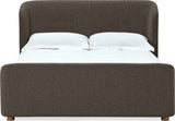 Virgil Kiki Pumpernickel Queen Upholstered Platform Bed by Modus Furniture at Eve Furniture