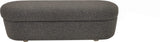 Virgil Kiki Pumpernickel Upholstered Hinged Storage Bench by Modus Furniture at Eve Furniture