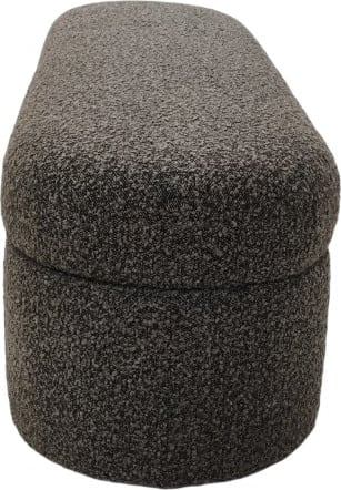 Virgil Kiki Pumpernickel Upholstered Hinged Storage Bench by Modus Furniture at Eve Furniture