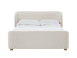 Virgil Kiki Whipped Honey California King Upholstered Platform Bed by Modus Furniture at Eve Furniture