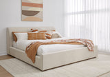 Virgil Louis Natural Full Upholstered Platform Bed by Modus Furniture at Eve Furniture