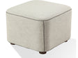 Virgil Louis Natural Upholstered Ottoman by Modus Furniture at Eve Furniture