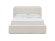 Virgil Off-White Whipped Honey California King Upholstered Platform Bed by Modus Furniture at Eve Furniture