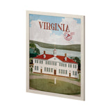 Virginia Go USA (L) by Mercana Studio a Hand Embellished Decograph Framed Art Print by Mercana at Eve Furniture