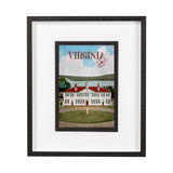 Virginia Go USA (M) by Mercana Studio a Framed Art Print Matted under Glass by Mercana at Eve Furniture