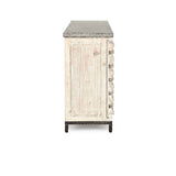 Virginia Timeworn Cream/Blue Stone Sideboard by Classic Home at Eve Furniture