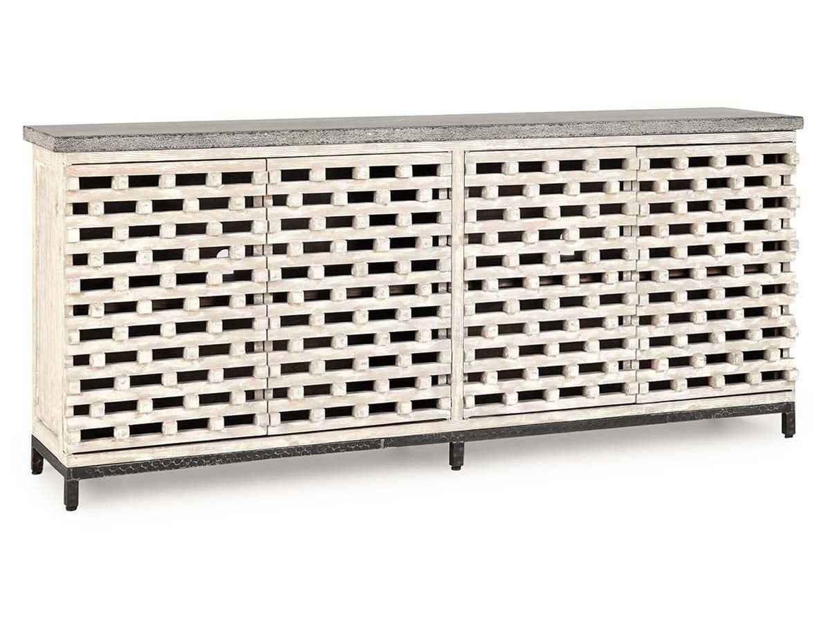 Virginia Timeworn Cream/Blue Stone Sideboard by Classic Home at Eve Furniture