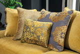 Viscontti Gold/Gray Sofa & Loveseat by Furniture of America at Eve Furniture