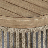 Vision Lane Beige Outdoor Coffee Table by Ashley at Eve Furniture
