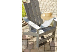Visola Gray Adirondack Chair by Ashley at Eve Furniture