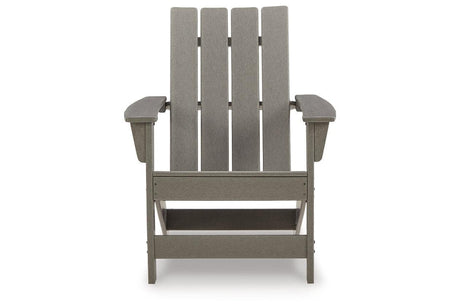 Visola Gray Adirondack Chair by Ashley at Eve Furniture