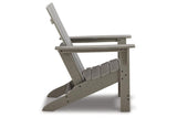 Visola Gray Adirondack Chair by Ashley at Eve Furniture