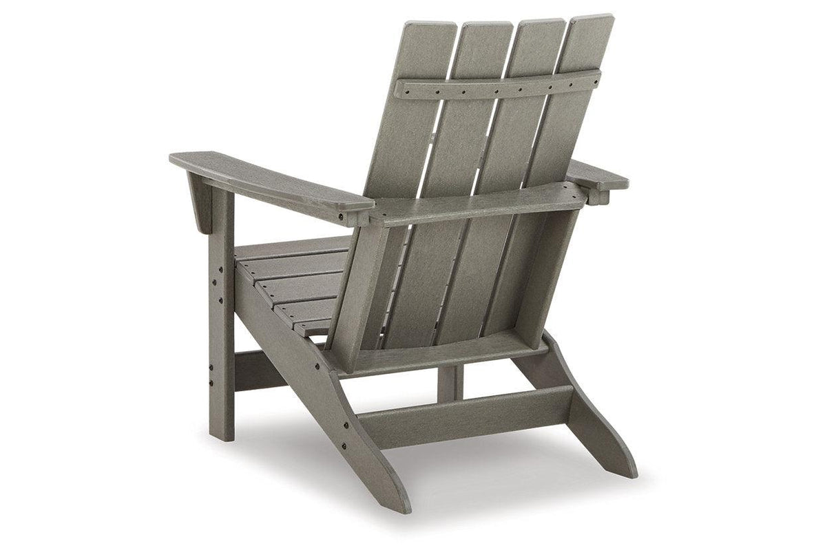 Visola Gray Adirondack Chair by Ashley at Eve Furniture