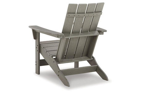 Visola Gray Adirondack Chair by Ashley at Eve Furniture