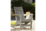 Visola Gray Adirondack Chair by Ashley at Eve Furniture