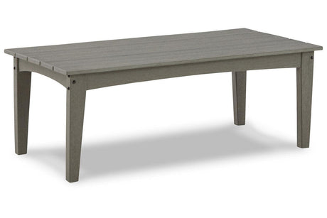Visola Gray Outdoor Coffee Table by Ashley at Eve Furniture