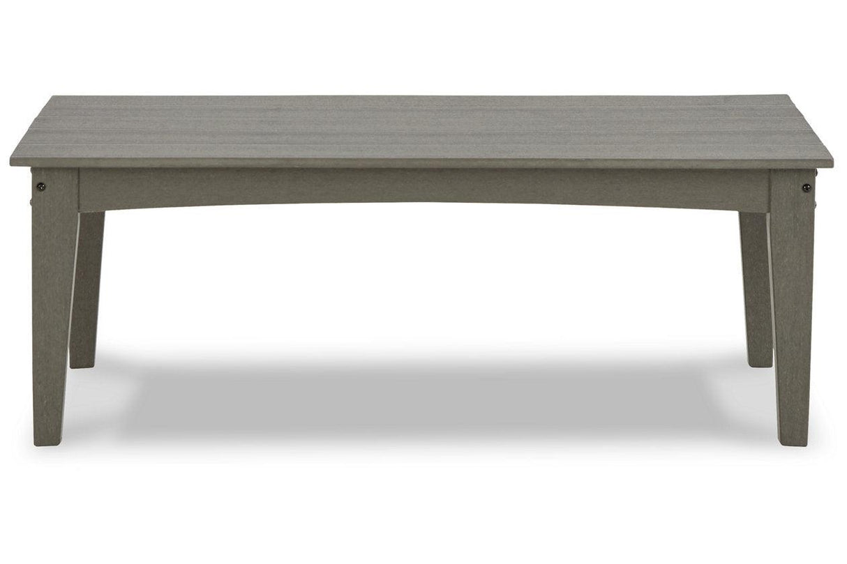 Visola Gray Outdoor Coffee Table by Ashley at Eve Furniture