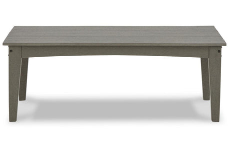 Visola Gray Outdoor Coffee Table by Ashley at Eve Furniture