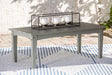 Visola Gray Outdoor Coffee Table by Ashley at Eve Furniture