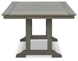 Visola Gray Outdoor Dining Table by Ashley at Eve Furniture