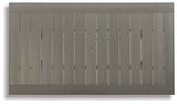 Visola Gray Outdoor Dining Table by Ashley at Eve Furniture