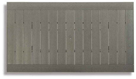 Visola Gray Outdoor Dining Table by Ashley at Eve Furniture