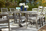 Visola Gray Outdoor Dining Table by Ashley at Eve Furniture