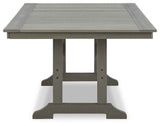 Visola Gray Outdoor Dining Table by Ashley at Eve Furniture