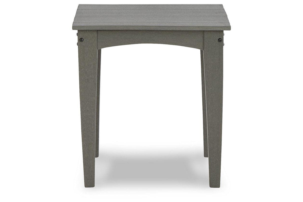 Visola Gray Outdoor End Table by Ashley at Eve Furniture