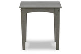 Visola Gray Outdoor End Table by Ashley at Eve Furniture