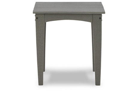 Visola Gray Outdoor End Table by Ashley at Eve Furniture